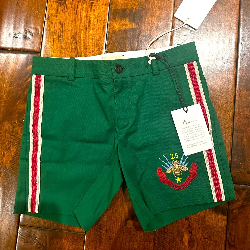 Gucci kids new cotton shorts. Boys
